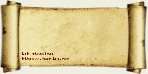 Andjelina Radojković vizit kartica